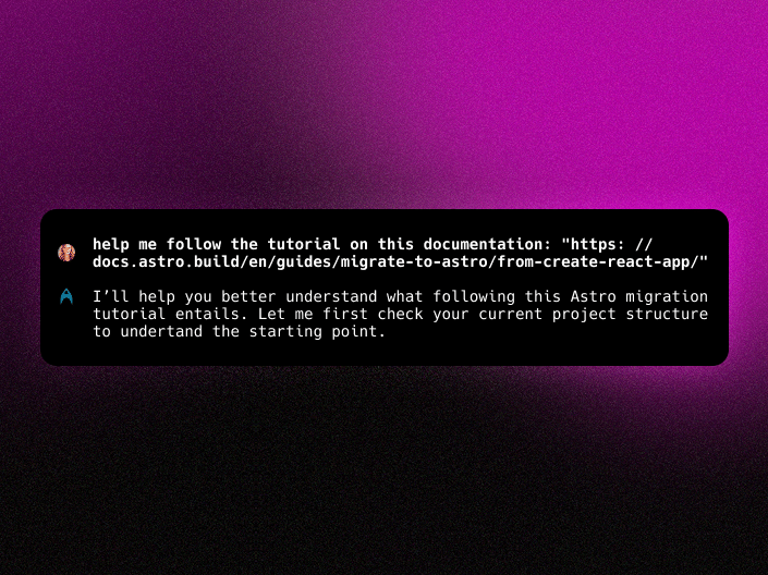 URL being included in Agent Mode request